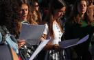 Fotos del comienzo de las pruebas de la Evaluación de Acceso a la Universidad (EvAU) en la UPNA.