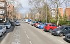 Vista de la avenida del Padre Piquer, en Madrid, donde fue hallado el recién nacido