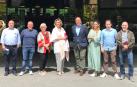 El jurado de los Premios Talento Gastro 2022: Nacho Calvo (Asociación Hostelería Navarra), Nicolás Ramírez (Tubal), Pilar Idoate (Europa), Ana Laguna (Academia Navarra de Gastronomía), Javier Yurrita (El Diario Vasco), Sara Nahum (Diario de Navarra), David Yárnoz (El Molino de Urdániz) y Koldo Rodero (Rodero).