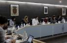 Imagen de archivo de un pleno de Burlada, donde se debatirá la disolución de los patronatos
