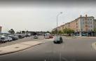 Imagen de la campa donde estaba estacionado el camión, vista desde la rotonda de la avenida Zaragoza