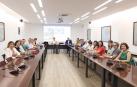 Constitución del Comité de Bioética, presidido por la consejera de Salud, Santos Induráin.