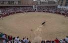 La plaza de toros de Estella, en las vaquillas del pasado 21 de mayo
