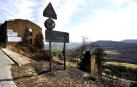 Fotos de los incendios en Navarra y sus efectos este martes. Daños causados por el incendio en San Martín de Unx.