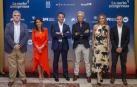 De izquierda a derecha, Tito Navarro (Brandok Business Events), Isabel Moreno (CaixaBank), Luis Miguel García (Larauto), Luis Ilundáin,  (Viguetas Navarra), Alicia Nicolás (Diario de Navarra) y Miguel Sabalza (M2 Eventos)
