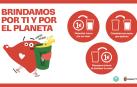 Un total de 94 locales de hostelería de Pamplona se han sumado a la campaña del vaso verde reutilizable en Sanfermines, entre ellos 13 peñas