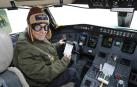 Pedro Lozano Bartolozzi, a los mandos del avión de Air Nostrum que aterrizó el pasado jueves 30 en el aeropuerto