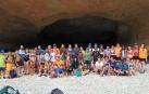 Participantes en el campamento de la Asociación Navarra de Diabetes, que este año celebra su 40 aniversario