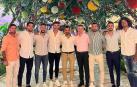 LAS VEGAS. La despedida de soltero de Miguel de las Cuevas (quinto por la izquierda) reclutó a jugadores como Fran Mérida, Raúl García, Roberto Torres, David García, Aridane o exfutbolistas como Antonio López o Alejandro Alfaro