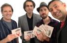 Desde la izquierda, Juan de Diego, Fredi Peláez, Hilario Rodeiro y Marco Bellizzi, con el disco que acaban de publicar
