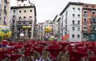 Imagen del Chupinazo que da comienzo a los Sanfermines de 2022.