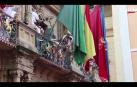 Vídeo del momento en el que Unzué prende la mecha del inicio de los Sanfermines