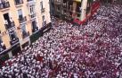 Timelapse de la Plaza Consistorial durante el Chupinazo