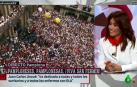 Helena Resano, en La Sexta, en el inicio de los Sanfermines