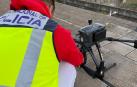 Dron de Policía Nacional que localizó al piloto en Carlos III