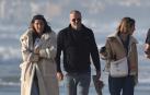 Las primera imágenes de la pareja fueron tomadas en invierno y estaban ya rodeados de familia.