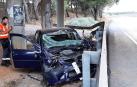 Estado en el que ha quedado el vehículo tras el accidente