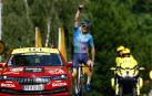 Hugo Houle celebra su triunfo en Foix