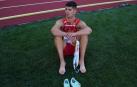 Asier Martínez Etxarte, emocionado tras terminar la carrera y recibir un increíble bronce