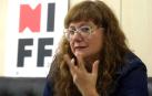 Isabel Coixet, en la presentación de un taller de cine en Lekaroz en 2021