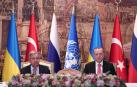 António Guterres y Recep Tayyip Erdogan firman el acuerdo del grano