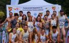 Los integrantes de los equipos que presentó el club Leones en el Nacional