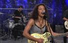 Vanessa Collier, segunda artista en subirse al escenario de la XV edición del Burlada Blues Festival, en concierto