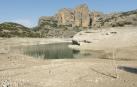 Nivel este miércoles del pantano de Vadiello, principal fuente de suministro de agua de Huesca, que se encuentra al 28%