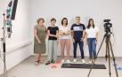 El equipo investigador involucrado en el proyecto. De izquierda a derecha, Begoña González Itarte, Blanca Erice Echegaray, Alicia Alonso Martínez, Gaizka Legarra Gorgoñón y Yesenia García Alonso