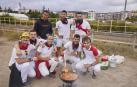Asistentes al concurso de calderetes en las fiestas 2022 de Burlada
