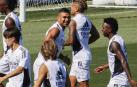 Casemiro, durante su último entrenamiento con el Real Madrid este viernes, 19 de agosto