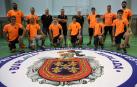 ENTRENADORES Y DIRECTIVOS DEL CLUB. Arriba (de izda. a dcha): Imanol Utrera, Asier Mendióroz, Carlos Sánchez, Javier Galván, José Rota, Xabier Undiano, Mikel Agos y Asier Espila. Abajo (izda a dcha): Sergio Agos, Adrián Trujillo, Raúl Ibañez, Adrián Beroiz, Arkaitz Urbiola y Lorentzo Molina.