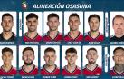 Alineación de Osasuna contra el Betis