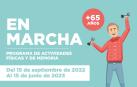 El programa ‘En marcha’ está destinado a personas mayores de 65 años