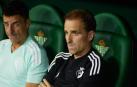 Jagoba Arrasate, en el banquillo del Benito Villamarín