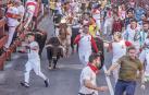Imagen del primer encierro de las fiestas 2022 en San Sebastián de los Reyes