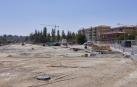 Estado de las obras en la avenida Corella para conectar con la primera fase de Txantrea sur