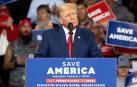 El expresidente de Estados Unidos Donald Trump, en un mitin en Pensilvania este sábado