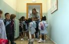 Comienzo de curso en el colegio Amor de Dios, en Burlada.