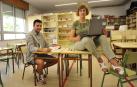 Sergio Naturana Bolea y Teresa Boleas Osés, del colegio público de Funes