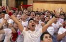 Fotos del cohete de fiestas de Sangüesa 2022./