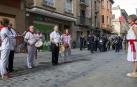 Día grande con la procesión a San Sebastián, patrón de Sangüesa, durante sus fiestas