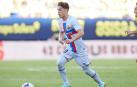 Gavi durante el partido contra el Cádiz
