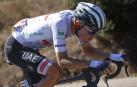 El ciclista español Juan Ayuso, en la 19ª etapa de la Vuelta a España 2022