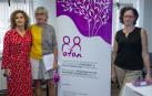 Idoia Lorea (psicóloga), Amelia Lekunberri (presidenta AFAN), Victoria Erice (trabajadora social)