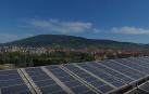 Placas solares situados en un edificio de Pamplona