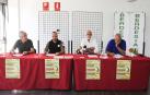 Desde la izda., Juanjo de Carlos García, Fernando Gómez Velasco, Mauricio Olite y José Ignacio Intxaurrondo en la presentación ayer de la Semana de la Fauna Salvaje