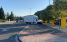 Aparcamiento situado en frente del colegio Irabia-Izaga