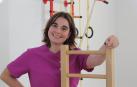 Sara Luqui, en su centro ubicado en el barrio de San Juan en Pamplona