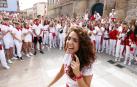 Cohete del inicio de las fiestas de San Miguel de Cortes 2022